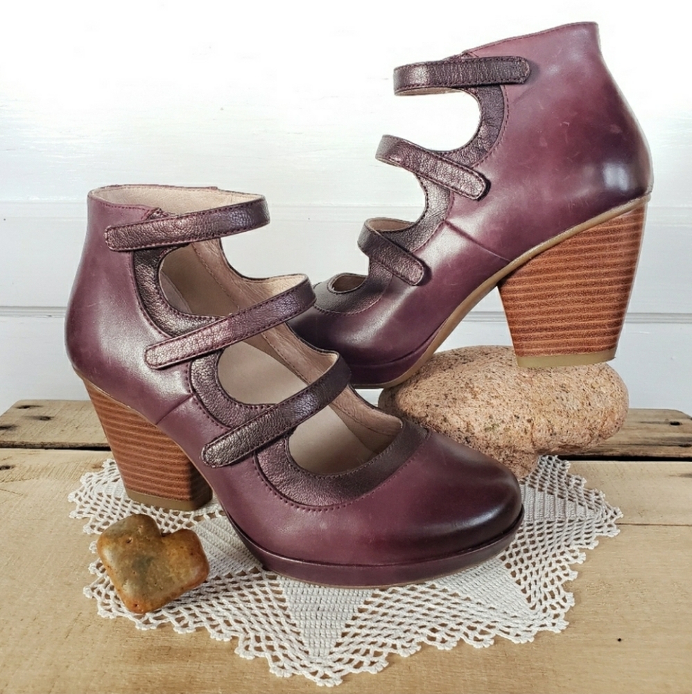 Witchy Dansko Marlene Ankle Bootie Shootie MaryJane Strappy Boho Cottage Whimsy♡